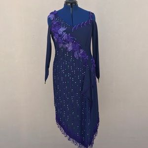 Navy blue Ballroom Gown